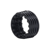 Adonis Silicone Reversible Enhancer for Men Black Comfortable COCK RINGS